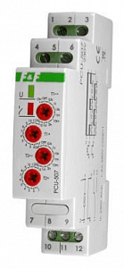 Реле времени PCU-507 многофункциональное 2 независимых вр. 1 мод.   230В 2х8А 2P IP20 монтаж на DIN-рейке