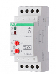Реле контроля фаз CKF-BT      2х8А, 3х230+N / 50, монтаж на DIN-рейке