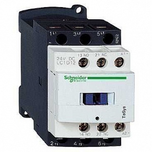 Контактор Tesys D 3Р, 12A, НО+НЗ, 220V 50/60 Гц, ЗАЖИМ ПОД ВИНТ, Schneider Electric