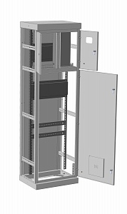 Корпус ВРУ-3 2000х630х450  IP31 без б/п  RAL 7035 серый TEXENERGO