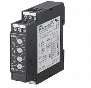 Реле контроля тока K8AK-AS2 100-240VAC однофазное, 0-8А AC/DC