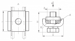 Зажим плашечный ПС-1-1А