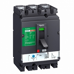 Автоматический выключатель CVS 100F 36kA 3P 100A Schneider Electric